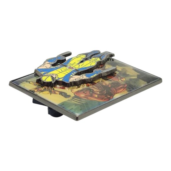 Universal Studios 2008 Marvel Wolverine Limited Edition 500 3-D Pin Pinback - Picture 5 of 12